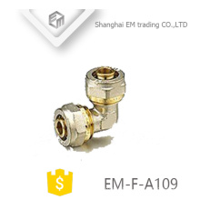 EM-F-A109 Equal elbow brass compression connector pipe fitting